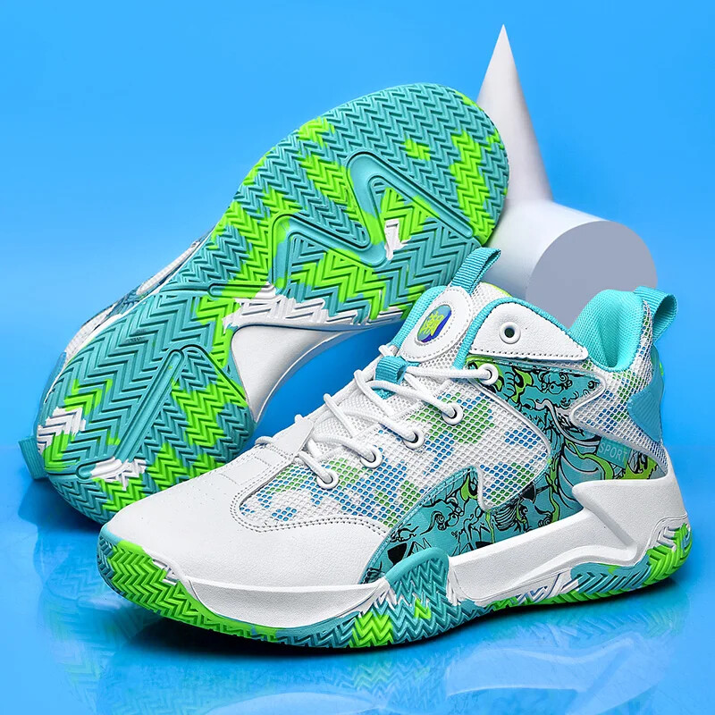 Muške košarkaške tenisice, prozračne, neklizajuće, nosive sportske cipele za trening u teretani, atletske košarkaške tenisice za žene