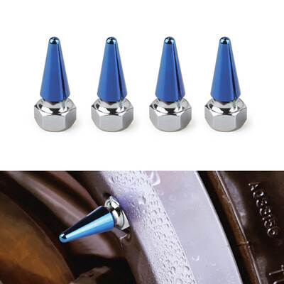 4Gb Ložu vārstu vāciņi Automašīnu motociklu riteņu riepu vārstu vāciņi Putekļu necaurlaidīgs vāks 45 mm ķīļveida vārstu vāciņi Automašīnu ārējie piederumi