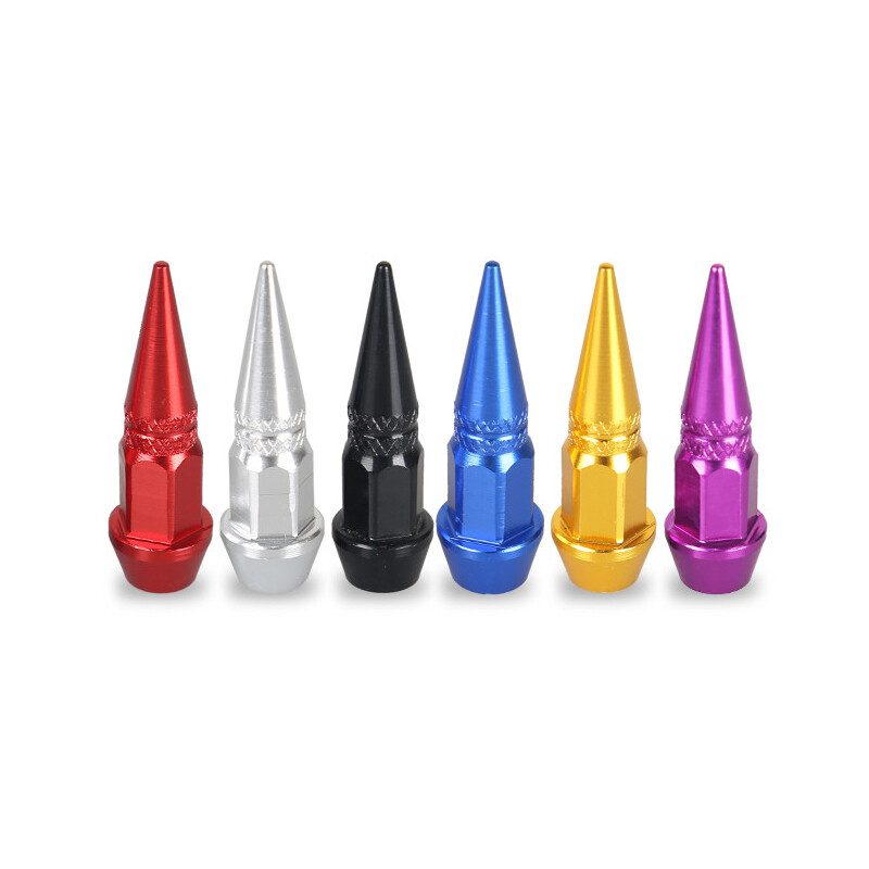 4Gb Ložu vārstu vāciņi Automašīnu motociklu riteņu riepu vārstu vāciņi Putekļu necaurlaidīgs vāks 45 mm ķīļveida vārstu vāciņi Automašīnu ārējie piederumi