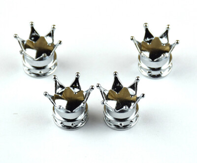 4 ΤΕΜ Καλύμματα βαλβίδας τροχού κορώνας Universal Αδιάβροχα αδιάβροχα καλύμματα στεφάνης μοτοσικλέτας αυτοκινήτου Διακοσμητικά καπάκια βαλβίδων