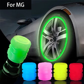 Gaismas vārstu vāciņi automašīnu riepu vārstu vāciņi Motocikla riepu rumbas vāka dekors priekš MG HS 2022 ZST ZS MG3 MG5 MG6 MG7 GT GS Hector ZX EZ