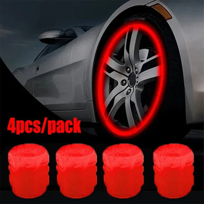 Gaismas vārstu vāciņi automašīnu riepu vārstu vāciņi Motocikla riepu rumbas vāka dekors priekš MG HS 2022 ZST ZS MG3 MG5 MG6 MG7 GT GS Hector ZX EZ