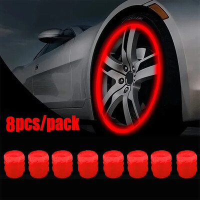 Gaismas vārstu vāciņi automašīnu riepu vārstu vāciņi Motocikla riepu rumbas vāka dekors priekš MG HS 2022 ZST ZS MG3 MG5 MG6 MG7 GT GS Hector ZX EZ