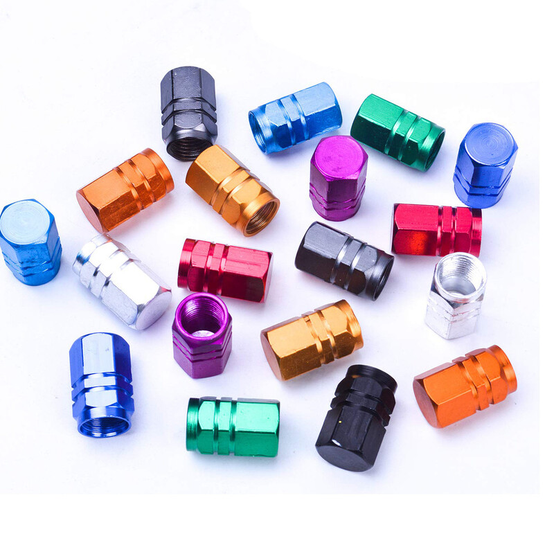 AUTCOAT alumīnija sakausējuma automašīnu riteņu riepu vārstu vāciņi riepu loka kāta vāciņi automašīnām putekļu necaurlaidīgi riepu vāciņi automašīnām motocikliem kravas automašīnām velosipēdiem