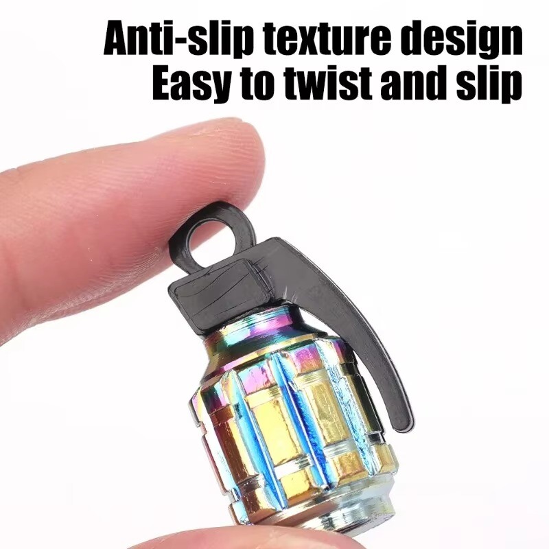 Καλύμματα βαλβίδας ελαστικών αυτοκινήτου Πολύχρωμο μεταλλικό κάλυμμα σκόνης βαλβίδας αυτοκινήτου μοτοσικλέτας Στελέχη βαλβίδας τροχού ποδηλάτου Καπάκια αυτοκινήτου Τροποποιημένα αξεσουάρ