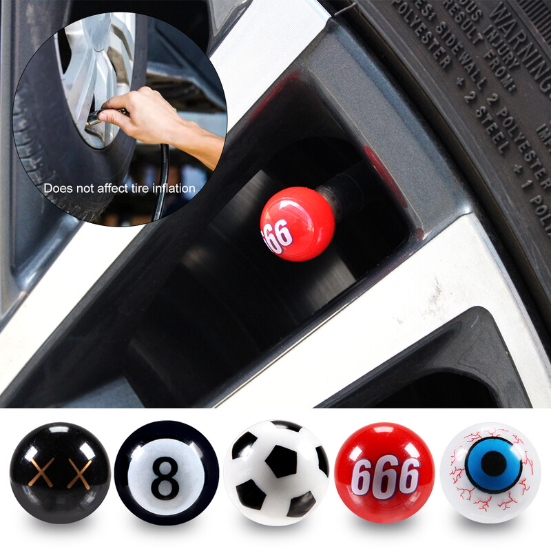 AUTCOAT 4/8Gb Universālie automašīnu riepu vārstu vāciņu riteņu putekļu aizsargi automašīnām, kravas automašīnām, apvidus auto, motocikliem, motocikliem, automašīnu veidošanas vārstu kāta vāciņi