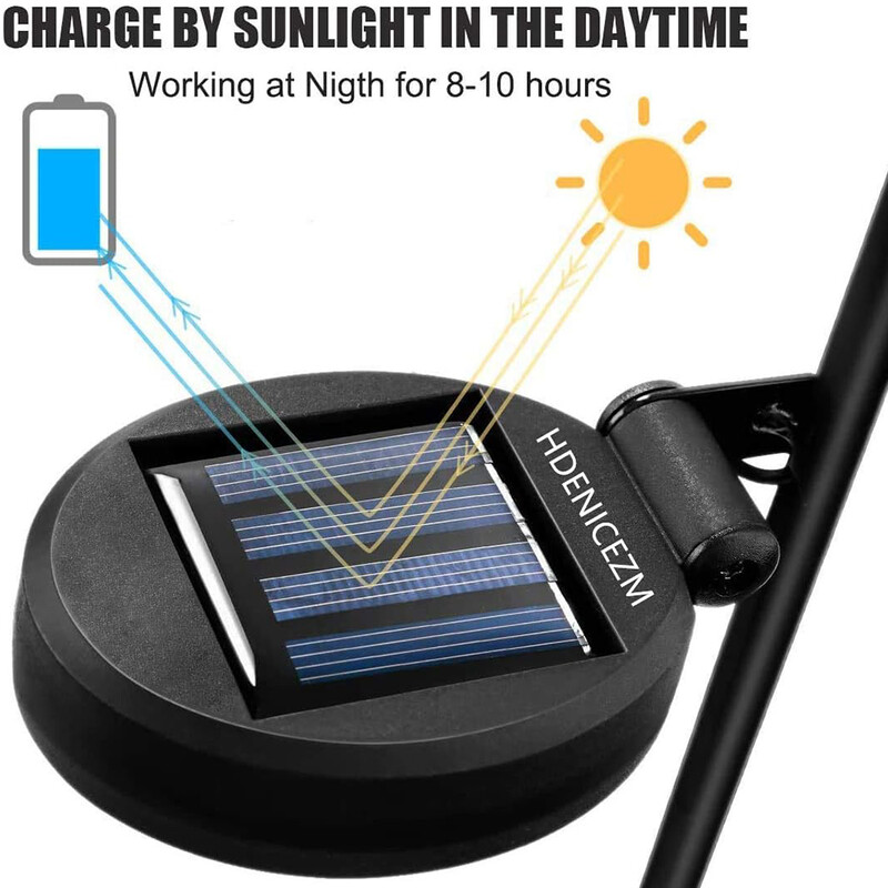 LED solarno svjetlo Staza Svjetlo za travnjak Vanjski mjesečev kolac Metalna LED svjetla Staza Travnjak Dvorište Ukrasna svjetla za Noć vještica