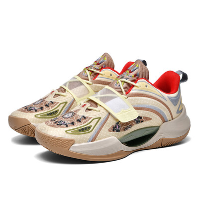 Basketbola apavi Jauni daudzpusīgi un moderni sporta apavi Luminous Version Youthful Trend Velcro Combat Couple Basket kedas