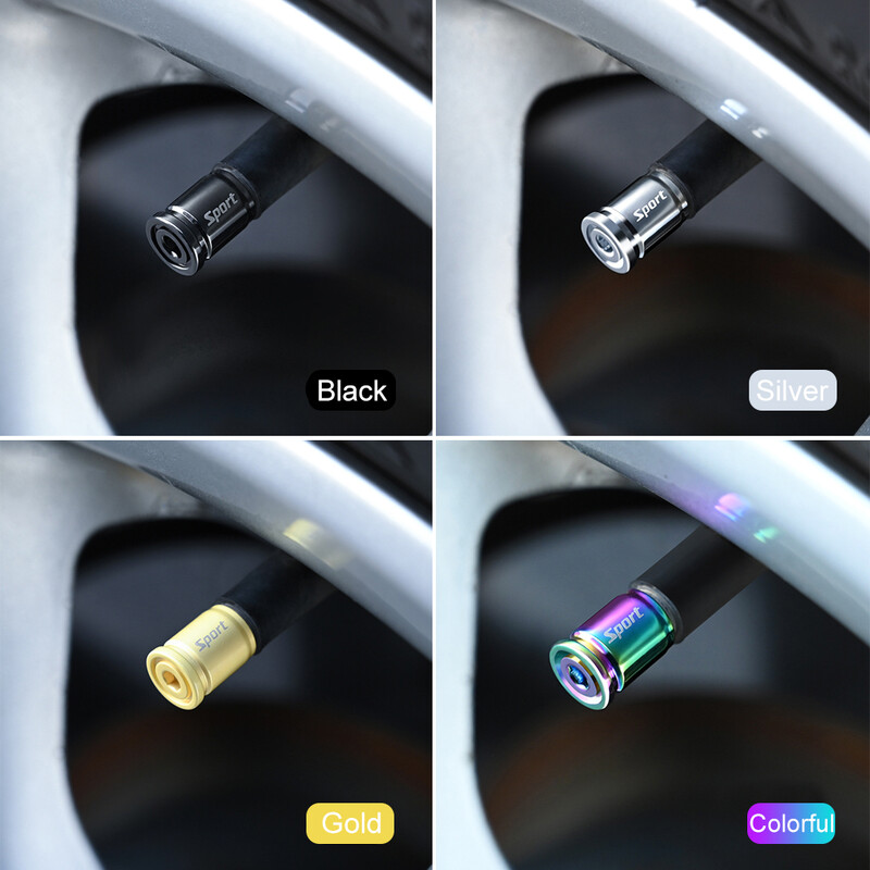 Αντικλεπτικά Καπάκια βαλβίδας ελαστικών Sport Style Καλύμματα στελέχους βαλβίδας Καπάκια προστασίας από τη σκόνη για τροχούς Διακοσμητικά ελαστικά από κράμα ψευδαργύρου αξεσουάρ αυτοκινήτου