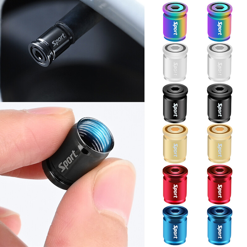 Αντικλεπτικά Καπάκια βαλβίδας ελαστικών Sport Style Καλύμματα στελέχους βαλβίδας Καπάκια προστασίας από τη σκόνη για τροχούς Διακοσμητικά ελαστικά από κράμα ψευδαργύρου αξεσουάρ αυτοκινήτου