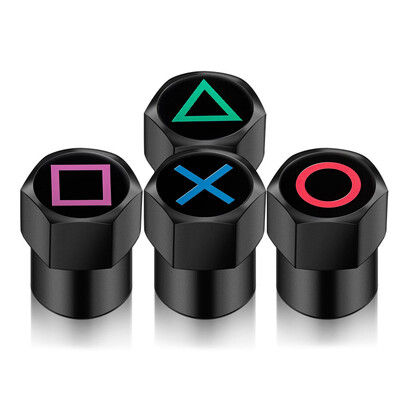 4PCS Universal Anime Game Σχεδιασμός Αξεσουάρ Καπάκι βαλβίδας αυτοκινήτου Βαλβίδα ελαστικού τροχού Αέρας για αυτοκίνητα Αυτοκόλλητο ποδηλάτου φορτηγού Στυλ αυτοκινήτου