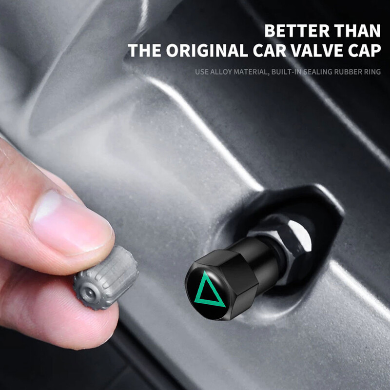 4PCS Universal Anime Game Σχεδιασμός Αξεσουάρ Καπάκι βαλβίδας αυτοκινήτου Βαλβίδα ελαστικού τροχού Αέρας για αυτοκίνητα Αυτοκόλλητο ποδηλάτου φορτηγού Στυλ αυτοκινήτου