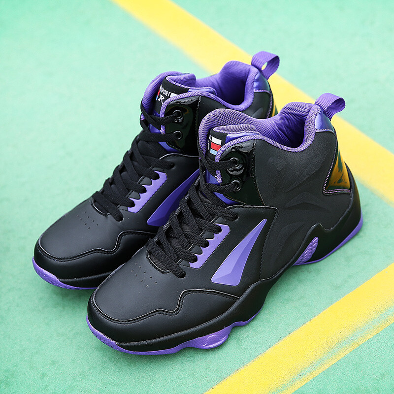 Muške košarkaške tenisice Prigušujuće tenisice Visoke prozračne tenisice za atletsku košaru Kožne ženske sportske cipele velikih veličina