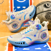 Pilnīgi jauni modes vīriešu un sieviešu sporta basketbola apavi elpojošs tīklojums ērti fitnesa treniņu vīriešu ikdienas sporta apavi 45