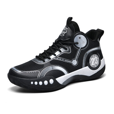 Pilnīgi jauni modes vīriešu un sieviešu sporta basketbola apavi elpojošs tīklojums ērti fitnesa treniņu vīriešu ikdienas sporta apavi 45