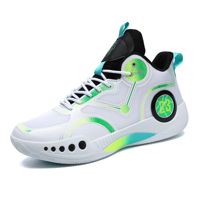Pilnīgi jauni modes vīriešu un sieviešu sporta basketbola apavi elpojošs tīklojums ērti fitnesa treniņu vīriešu ikdienas sporta apavi 45