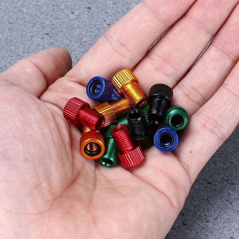 4 gab Presta vārsta adapteris — pārveidojiet Presta par Schrader — franču/AK uz ASV — piepūšiet riepu, izmantojot standarta sūkni vai gaisa kompresoru