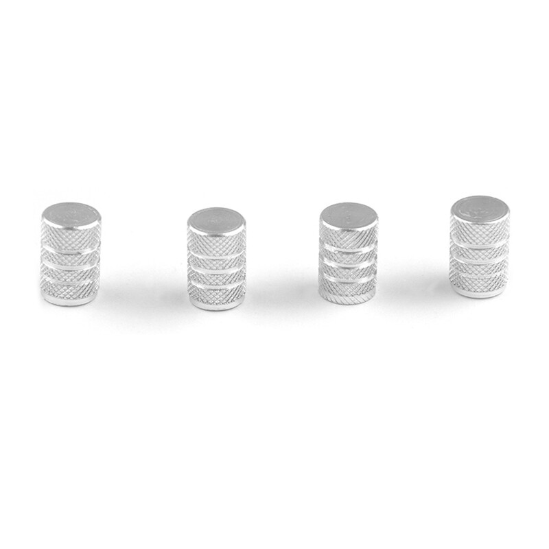 4gab Universālie automašīnu riteņu riepu vārsta kāta vāciņi Putekļu aizsargi Alumīnija riepu riteņu kāta gaisa vārsta vāciņi Automašīnu piederumi