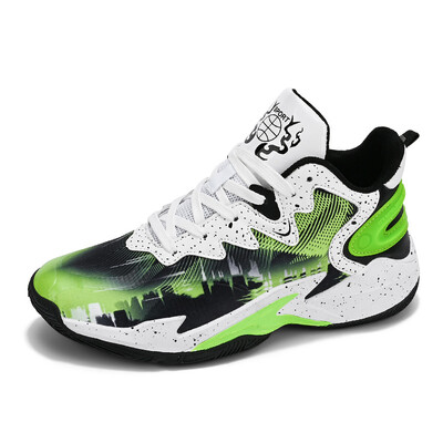 New Arrival Style Basketbola kedas Vīriešu Ērtas Neslīdošas Bērnu Apaviem Āra Sporta Basketbola Apavi Sievietēm Izmērs 31-45