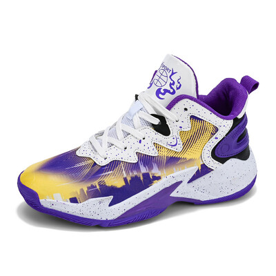 New Arrival Style Basketbola kedas Vīriešu Ērtas Neslīdošas Bērnu Apaviem Āra Sporta Basketbola Apavi Sievietēm Izmērs 31-45