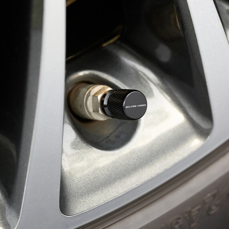 4 τεμ. Καπάκια βαλβίδας ελαστικού τροχού αυτοκινήτου Καλύμματα στελέχους ελαστικών Airdust αδιάβροχα 4 τμχ Για Mitsubishi Eclipse Cross Badge Ralli Art