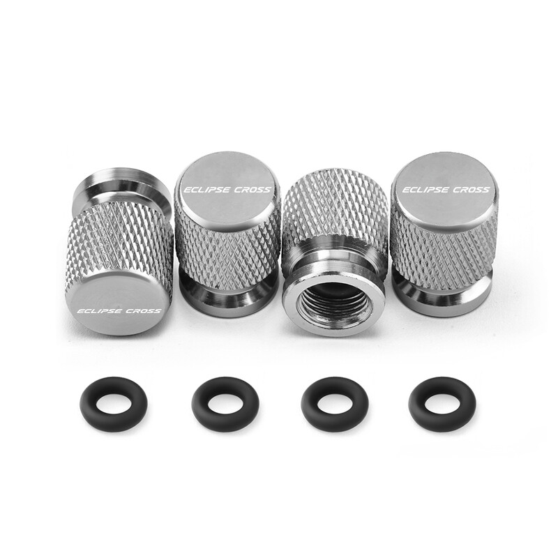 4 τεμ. Καπάκια βαλβίδας ελαστικού τροχού αυτοκινήτου Καλύμματα στελέχους ελαστικών Airdust αδιάβροχα 4 τμχ Για Mitsubishi Eclipse Cross Badge Ralli Art