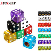 AUTCOAT 4/8Gb kauliņu riepu vārstu kāta vāciņi, universāli plastmasas kauliņu auto riepu vārsta kāta gaisa vāciņi automašīnai/velosipēdam/motociklam