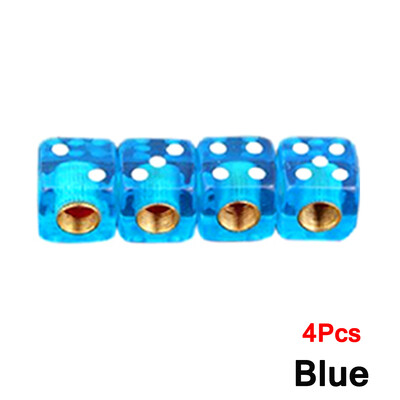 AUTCOAT 4/8Gb kauliņu riepu vārstu kāta vāciņi, universāli plastmasas kauliņu auto riepu vārsta kāta gaisa vāciņi automašīnai/velosipēdam/motociklam