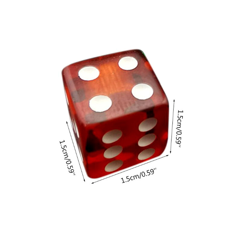 AUTCOAT 4/8Pcs Dice Tyre Stem Caps, Universal Plastic Dice Βαλβίδα ελαστικού αυτοκινήτου Κάλυμμα στελέχους αέρα για αυτοκίνητο/ποδήλατο/μοτοσικλέτα