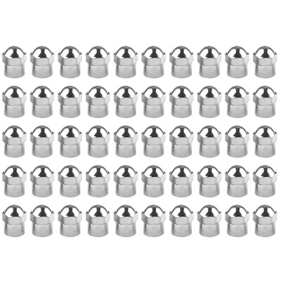 Καπάκια βαλβίδας ελαστικών αυτοκινήτου Στρογγυλή κεφαλή επιχρωμιωμένο Προστατευτικά καλύμματα σκόνης Αυτοκίνητα Μοτοσυκλέτες Ποδήλατο Διακοσμητικό καπάκι βαλβίδας ελαστικών