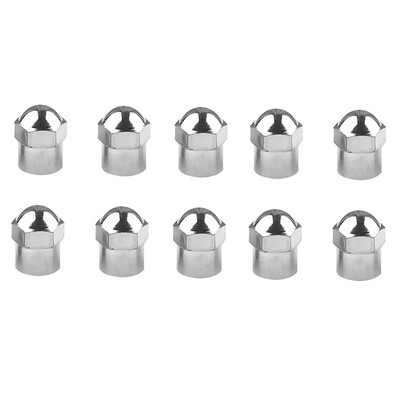 Καπάκια βαλβίδας ελαστικών αυτοκινήτου Στρογγυλή κεφαλή επιχρωμιωμένο Προστατευτικά καλύμματα σκόνης Αυτοκίνητα Μοτοσυκλέτες Ποδήλατο Διακοσμητικό καπάκι βαλβίδας ελαστικών