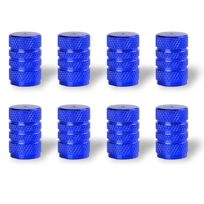 8Pc riepu vārstu vāciņi Riepu loka kāta vāks Putekļu necaurlaidīgs Auto riteņu vāciņš Alumīnija sakausējuma nipeļu vāciņi automašīnām un motocikliem