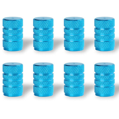 8Pc riepu vārstu vāciņi Riepu loka kāta vāks Putekļu necaurlaidīgs Auto riteņu vāciņš Alumīnija sakausējuma nipeļu vāciņi automašīnām un motocikliem