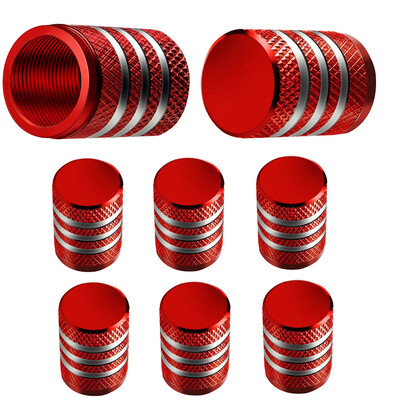 8Pc riepu vārstu vāciņi Riepu loka kāta vāks Putekļu necaurlaidīgs Auto riteņu vāciņš Alumīnija sakausējuma nipeļu vāciņi automašīnām un motocikliem