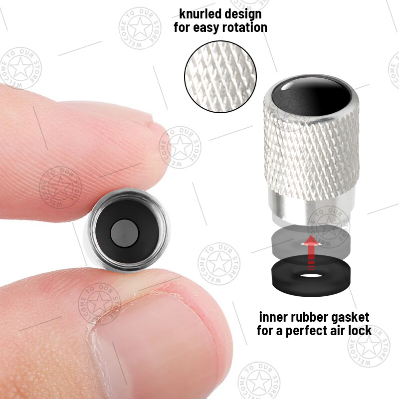 4 τεμ. R Star Logo Καπάκια βαλβίδας ελαστικών τροχών αυτοκινήτου Αξεσουάρ αλουμινίου στελέχους αέρα για Jaguar Land Rover Fiat Ford Opel Peugeot Volvo Jeep