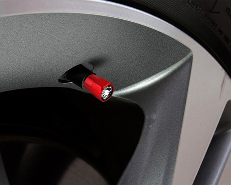 4 ΤΕΜ Κάλυμμα βαλβίδας ελαστικού αυτοκινήτου Κάλυμμα στελέχους ελαστικού Αξεσουάρ καλύμματος σκόνης για Skoda Kodiaq Octavia 2 3 Yeti Karoq Rapid Fabia Kamiq a7 A5