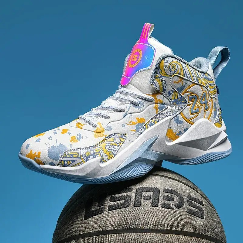 Casual παπούτσια για τρέξιμο για άντρες Μοντέρνα παπούτσια μπάσκετ με τυπωμένα γράμματα ιδανικά για αθλητικά παπούτσια για αγόρια γυμνασίου