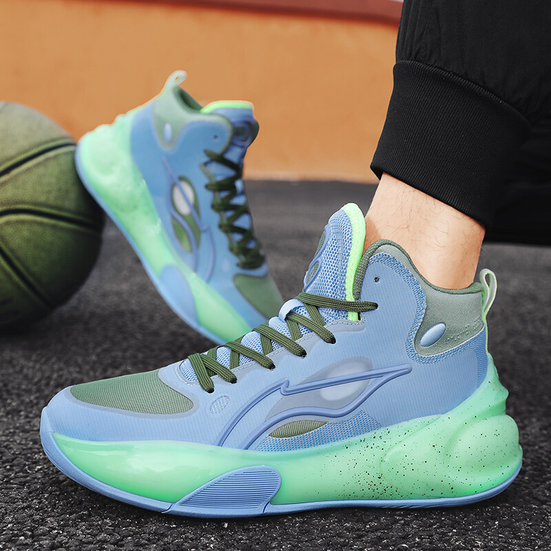 Jauni augstas augšdaļas vīriešu apavi elpojoša sietveida virsma sporta ikdienas skriešanas apavi sporta dzīve viss atbilst bieziem zoles apaviem