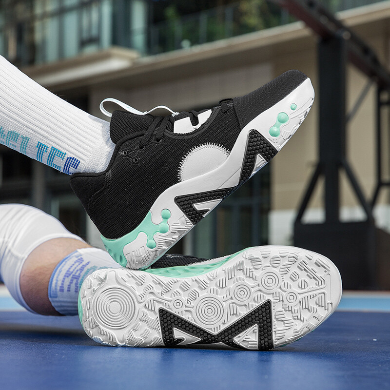 Faktiski nodilumizturīgi basketbola apavi vīriešu triecienu absorbējoši elpojoši liela izmēra dezodoranti ērti vīriešu sporta apavi