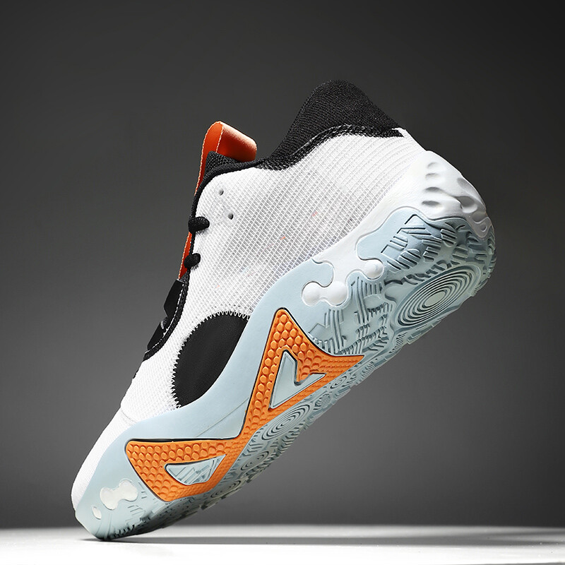 Faktiski nodilumizturīgi basketbola apavi vīriešu triecienu absorbējoši elpojoši liela izmēra dezodoranti ērti vīriešu sporta apavi