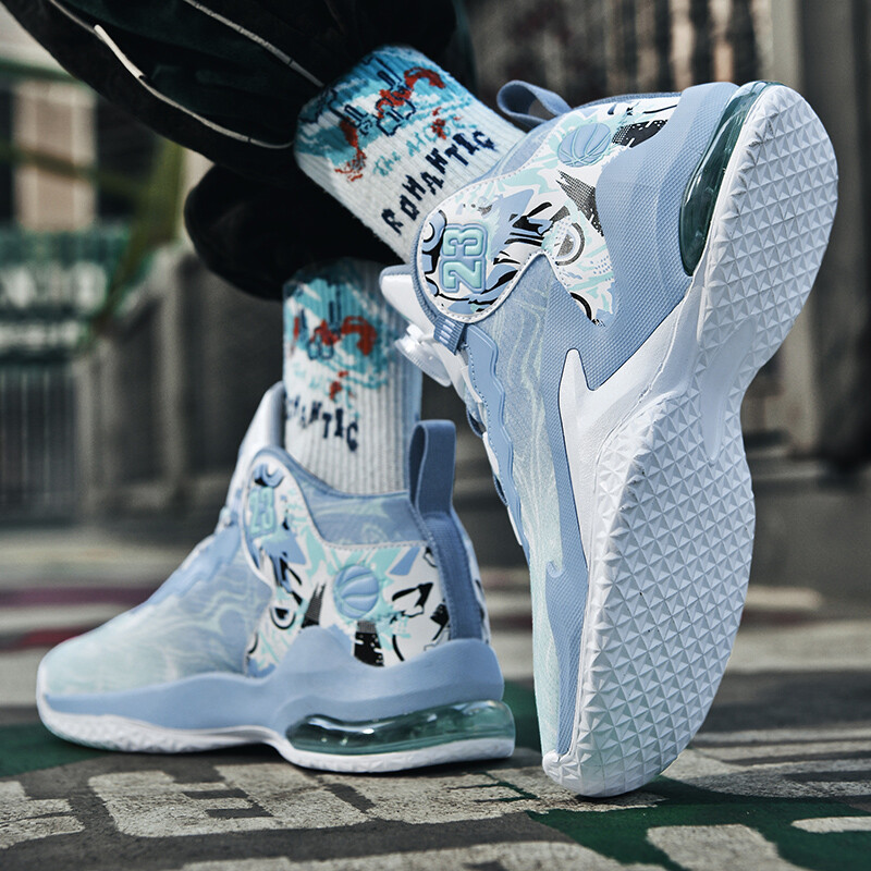 Κορυφαία νεανικά παπούτσια μπάσκετ για μαθητές γυμνασίου με περιστρεφόμενα κουμπιά πραγματική μάχη για αγόρια αθλητικά παπούτσια αντιολισθητικά αντιολισθητικά