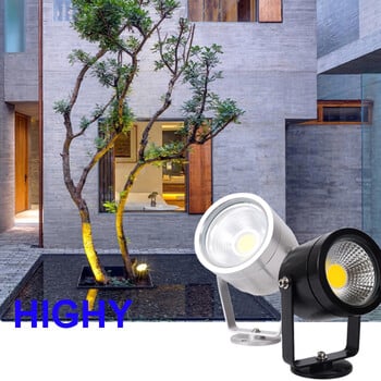 νέο 7W 10W Outdoor Garden Landscape Light 220V110V 12V24V LED Φωτιστικό γκαζόν COB Αδιάβροχο φωτισμό Led Light Garden Path Spotlights