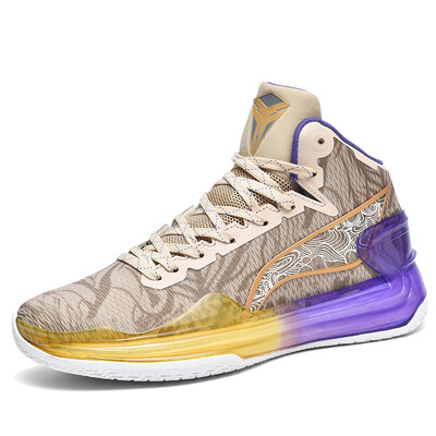 Jauni Sharp Edge 4 profesionālie kaujas basketbola apavi nodilumizturīgos vīriešu sporta apavos, kas ir elpojoši šņorēs