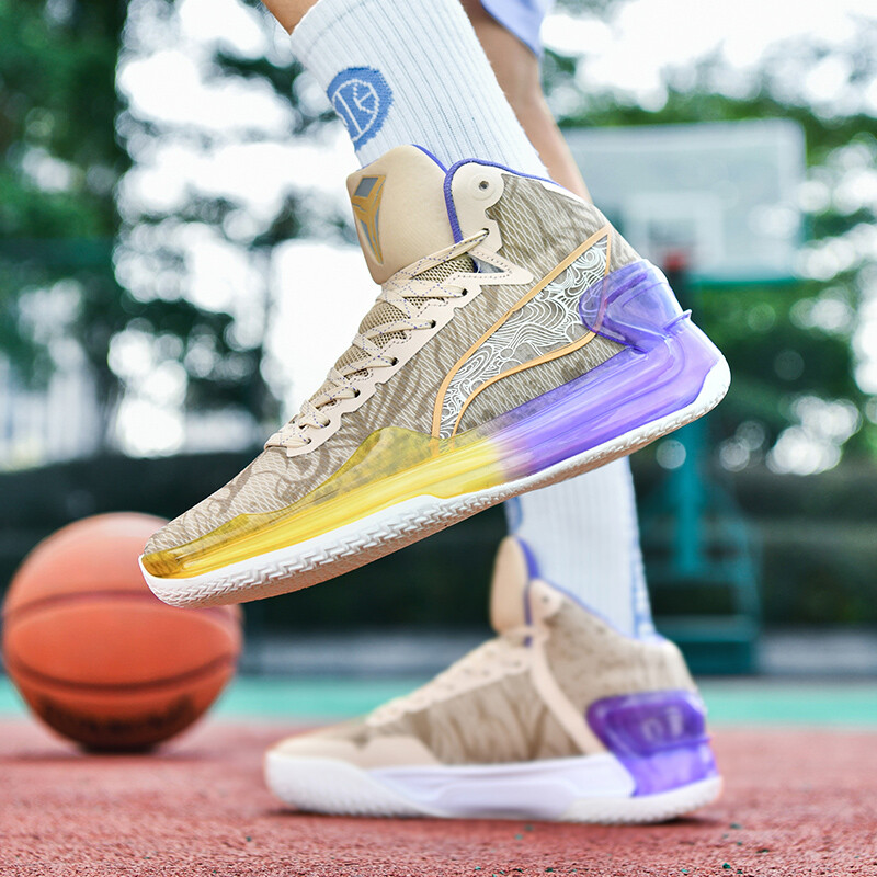 Jauni Sharp Edge 4 profesionālie kaujas basketbola apavi nodilumizturīgos vīriešu sporta apavos, kas ir elpojoši šņorēs