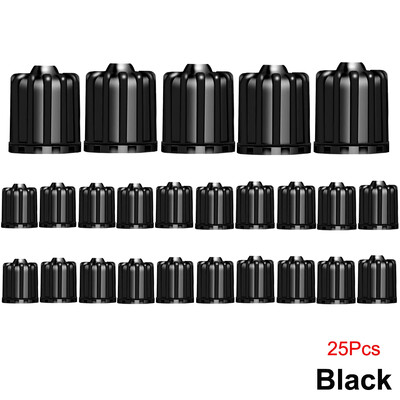 4/10/25/50Pcs Καπάκια στελέχους βαλβίδας ελαστικών, με δακτύλιο O από καουτσούκ, Universal καλύμματα στελέχους ελαστικών για αυτοκίνητα SUV Bike Bicycle Trucks Μοτοσικλέτες