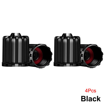 4/10/25/50Pcs Καπάκια στελέχους βαλβίδας ελαστικών, με δακτύλιο O από καουτσούκ, Universal καλύμματα στελέχους ελαστικών για αυτοκίνητα SUV Bike Bicycle Trucks Μοτοσικλέτες