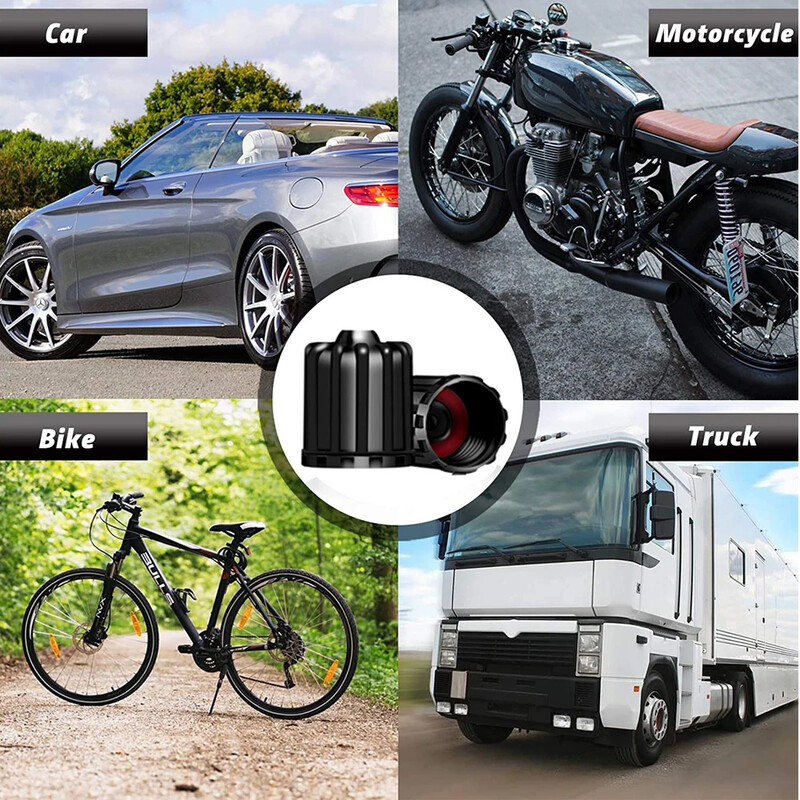 4/10/25/50Pcs Καπάκια στελέχους βαλβίδας ελαστικών, με δακτύλιο O από καουτσούκ, Universal καλύμματα στελέχους ελαστικών για αυτοκίνητα SUV Bike Bicycle Trucks Μοτοσικλέτες