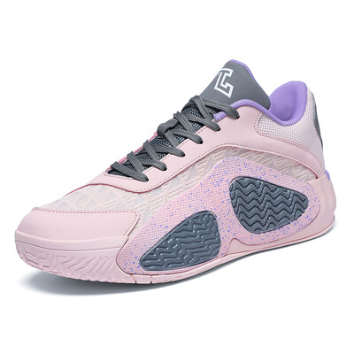 Tatum δεύτερης γενιάς Παπούτσια μπάσκετ Ανδρικά ροζ Friction Ringing Πρακτικά αθλητικά παπούτσια που αναπνέουν ψηλά αθλητικά παπούτσια