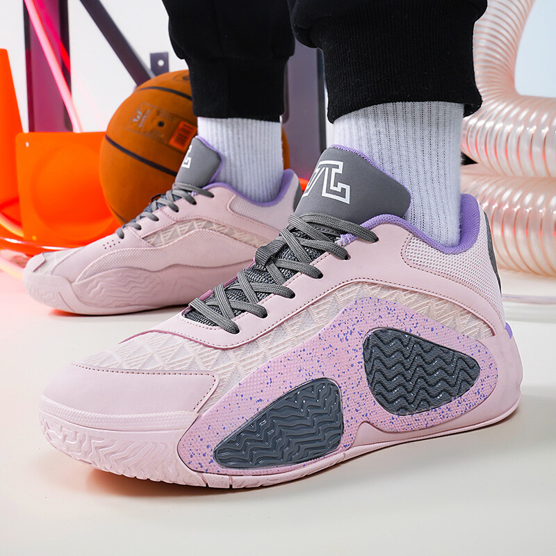 Tatum δεύτερης γενιάς Παπούτσια μπάσκετ Ανδρικά ροζ Friction Ringing Πρακτικά αθλητικά παπούτσια που αναπνέουν ψηλά αθλητικά παπούτσια
