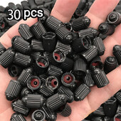 30PCSTriepu vārsti ABS plastmasas automobiļu velosipēdu riepu vārsta vāciņš putekļu vāciņš riteņu riepas vārsta kāta vāciņi, vāki putekļu vārsts automašīnām